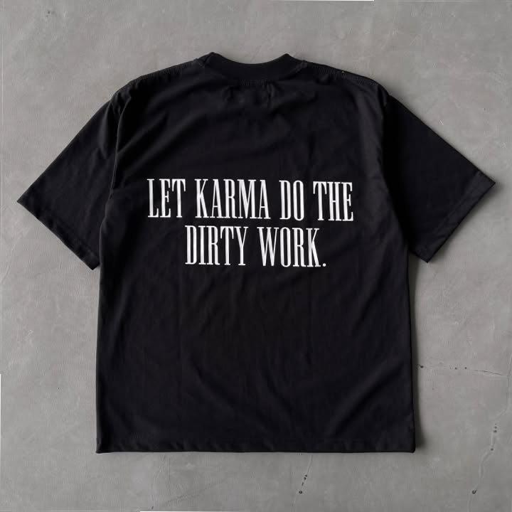Triggered Karma Tee Black