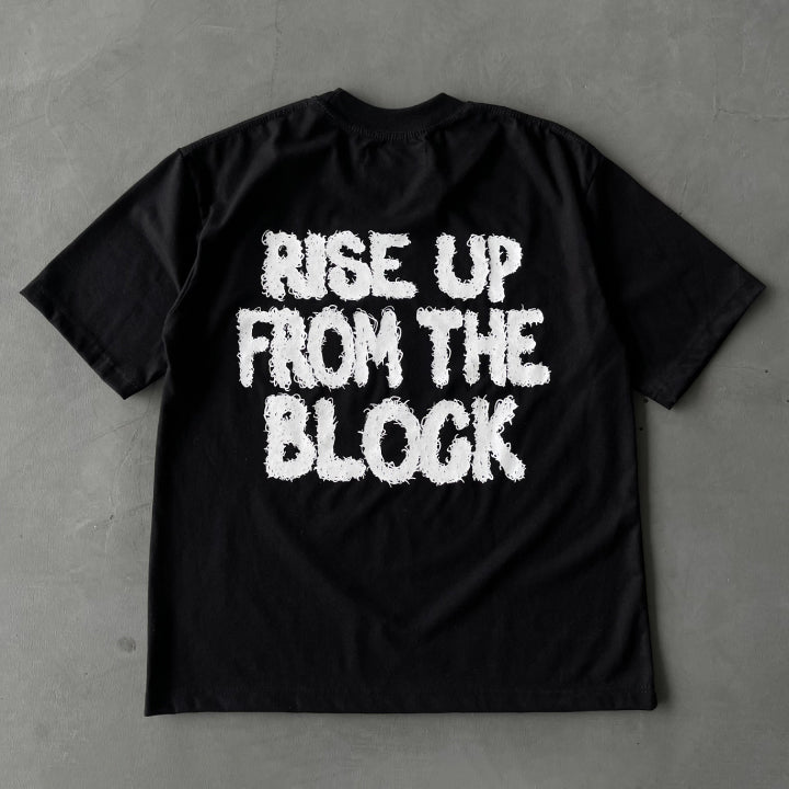 Triggered Rise Up Tee Black