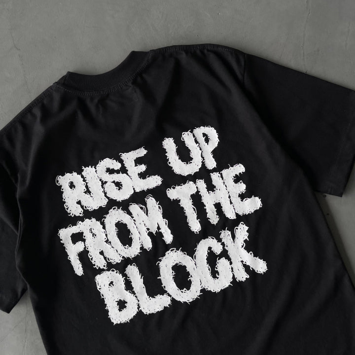 Triggered Rise Up Tee Black