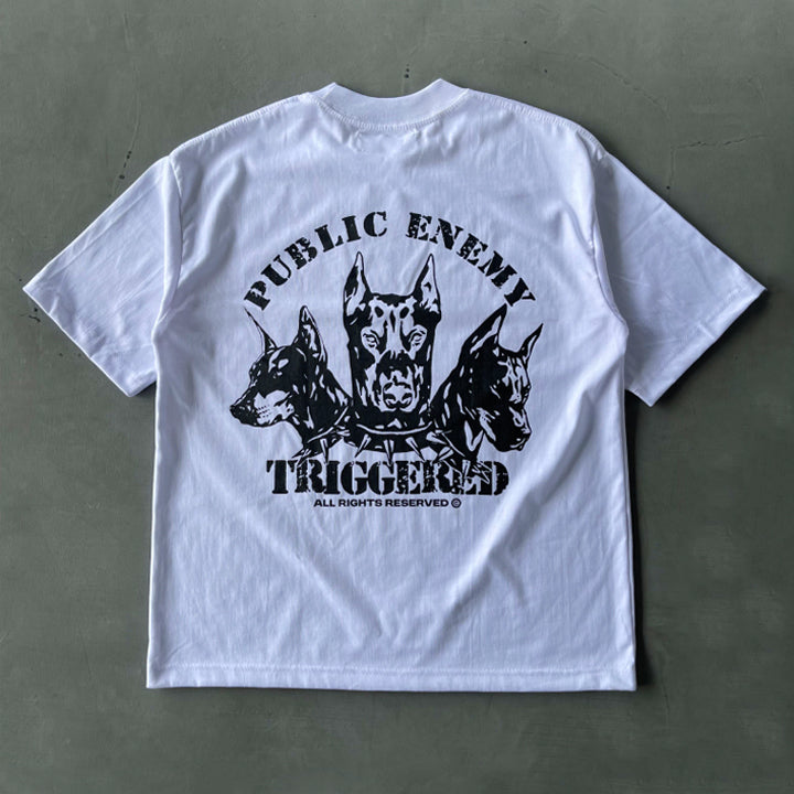 Triggered Public Enemy Boxy Tee