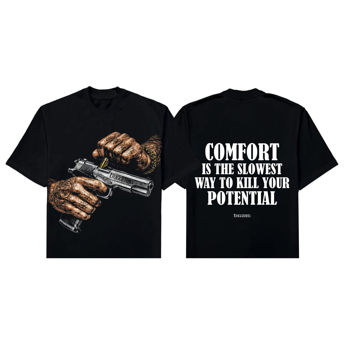 Triggered Wasted Potential Box Tee