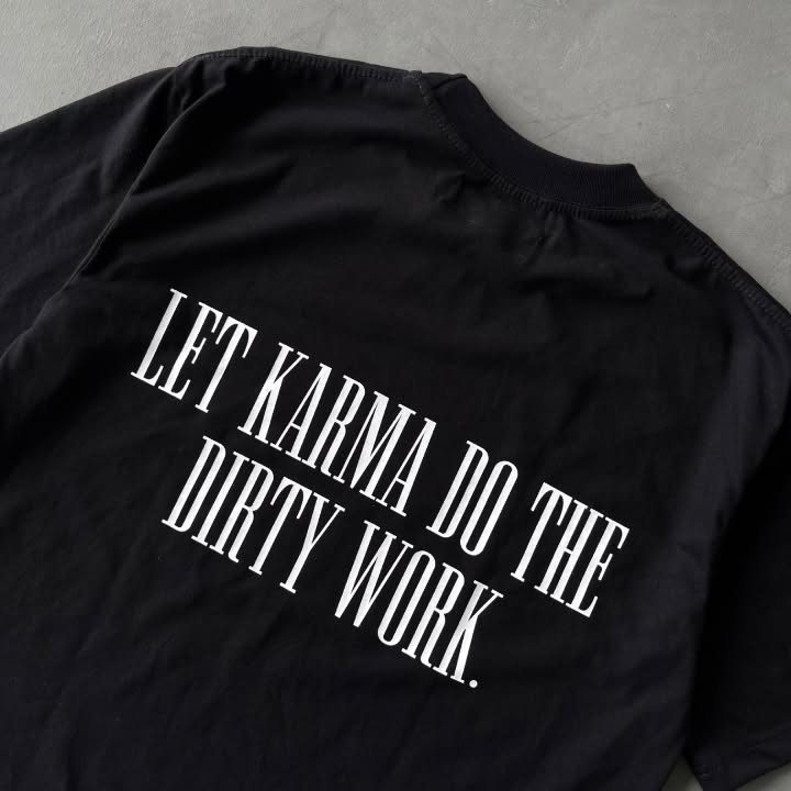 Triggered Karma Tee Black