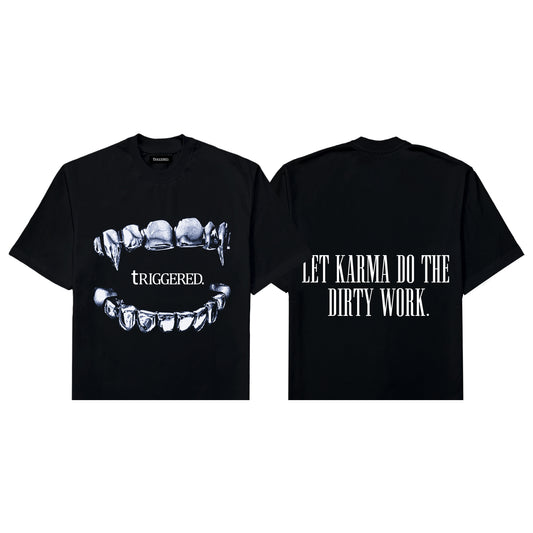 Triggered Karma Tee Black