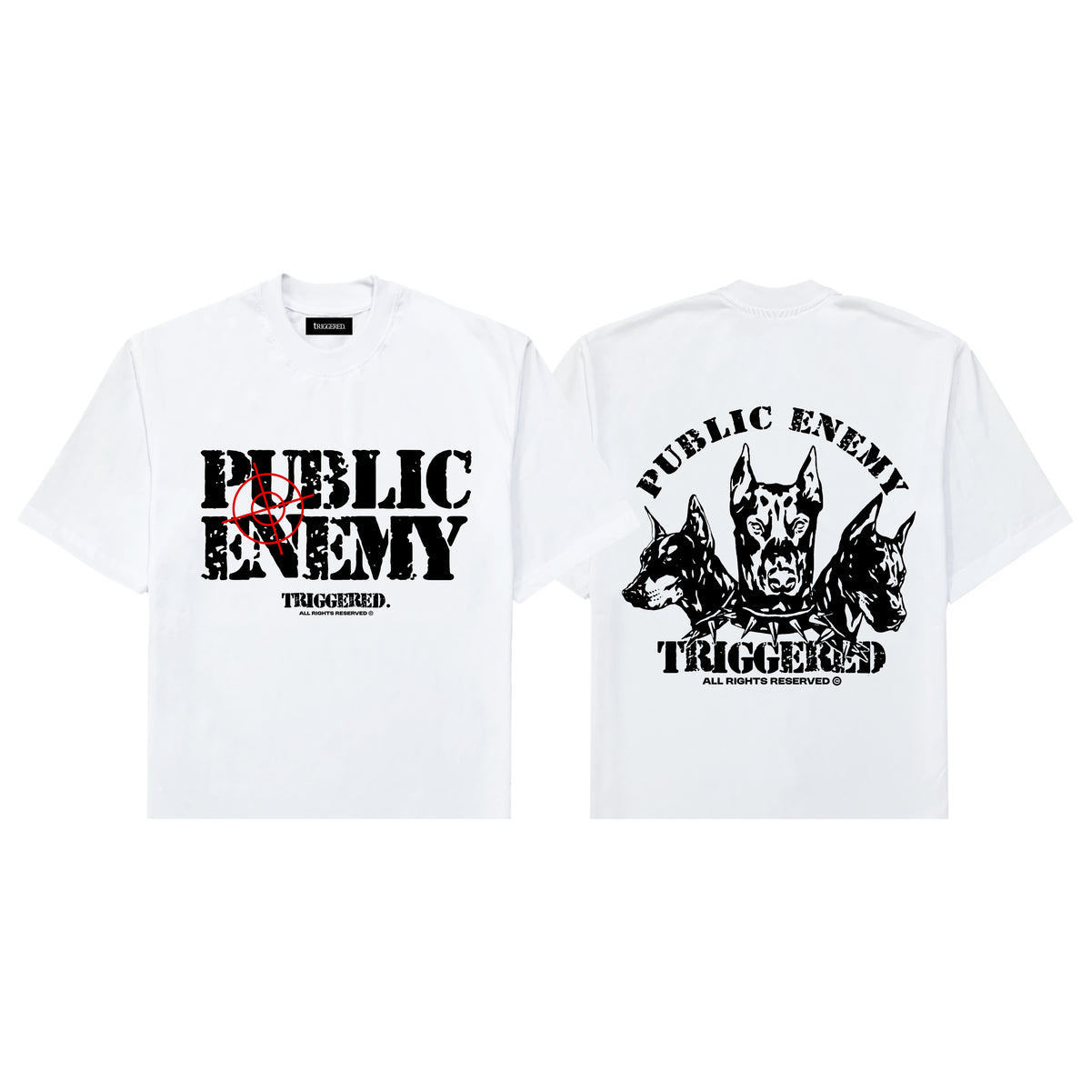 Triggered Public Enemy Boxy Tee