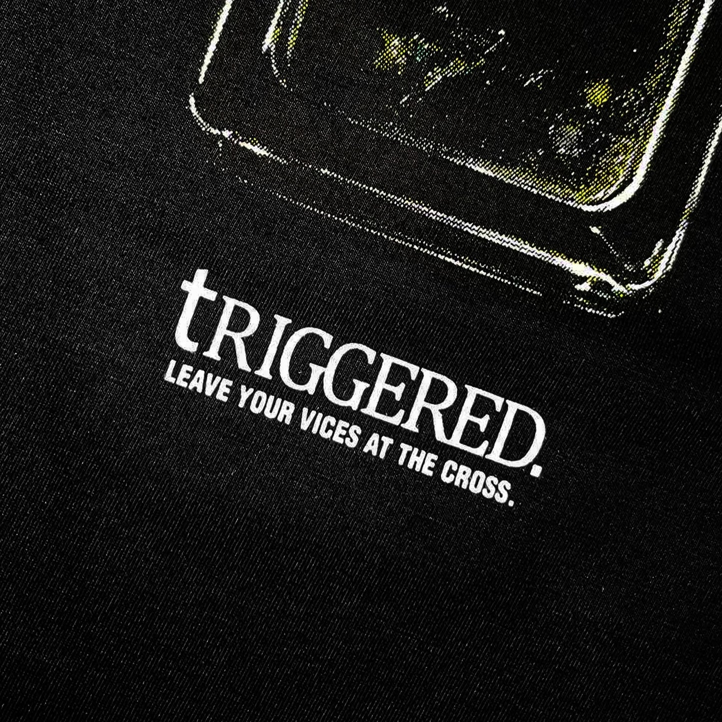 Triggered Surrender Boxy Crop Tee